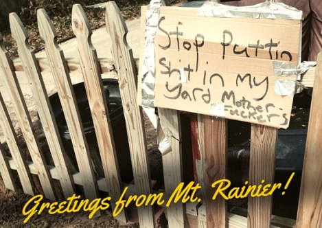 Greetings from Mt. Rainier